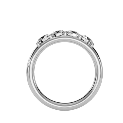 Row Diamond Wedding Band .96 ct