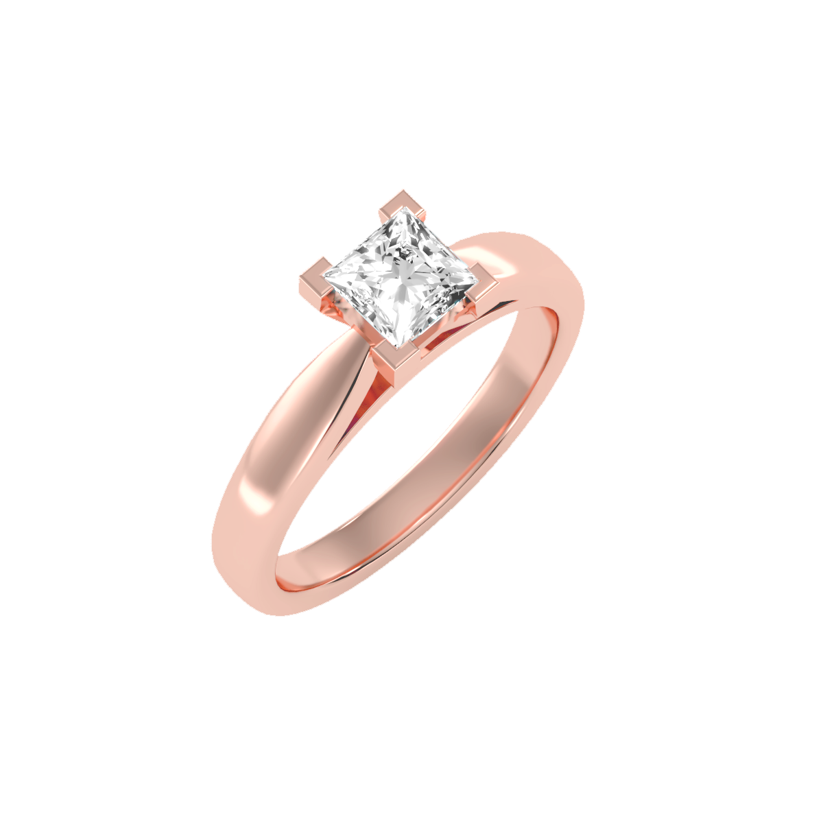 Solitaire Engagement Ring .65 ct