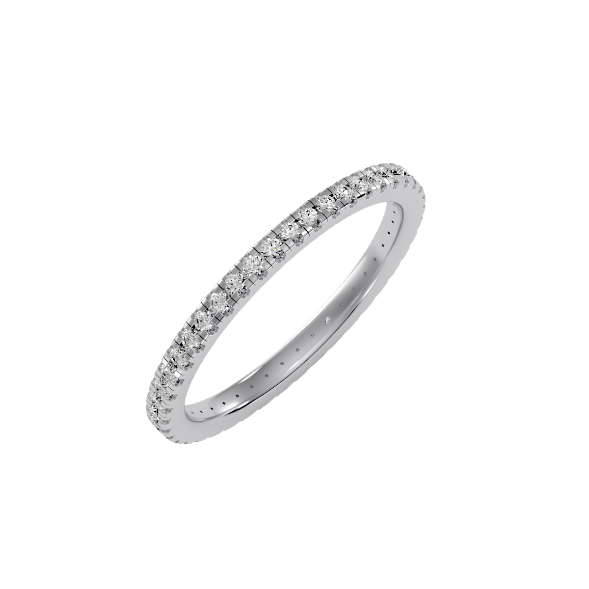 Row Diamond Wedding Band .36 ct
