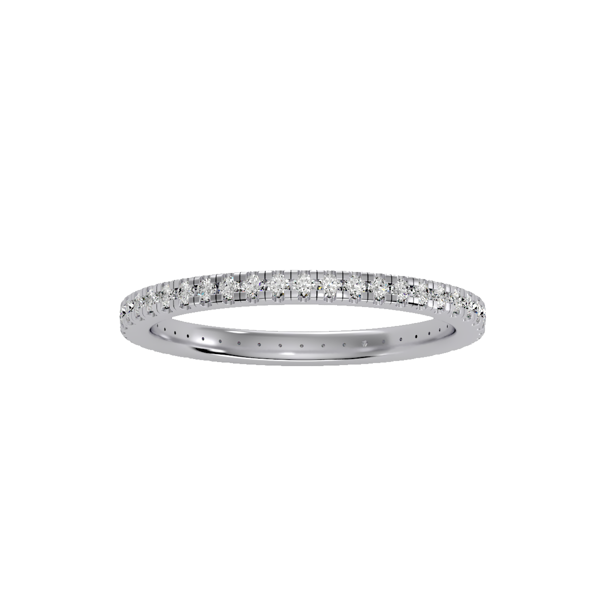 Row Diamond Wedding Band .36 ct