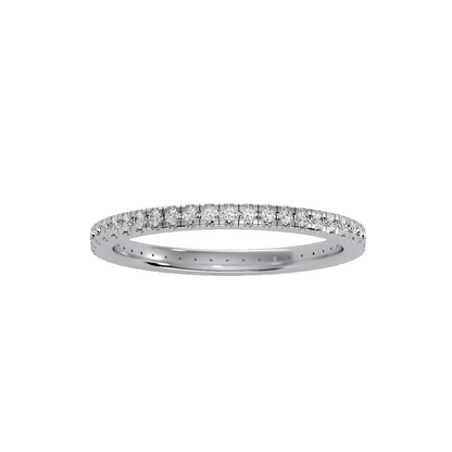Row Diamond Wedding Band .36 ct