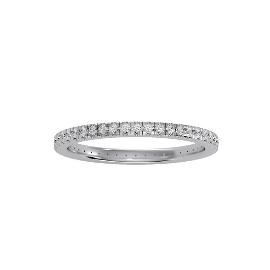 Row Diamond Wedding Band .36 ct