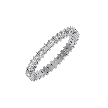 Row Diamond Wedding Band 1.11 ct