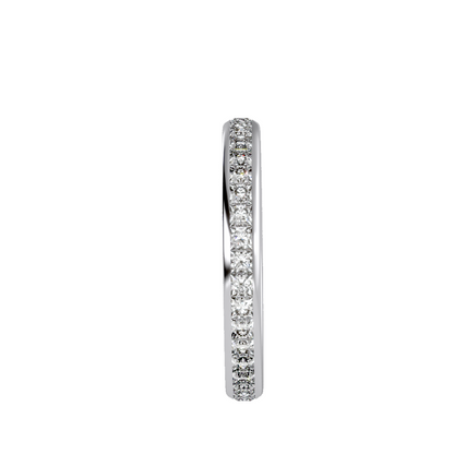 Row Diamond Wedding Band 1.14 ct