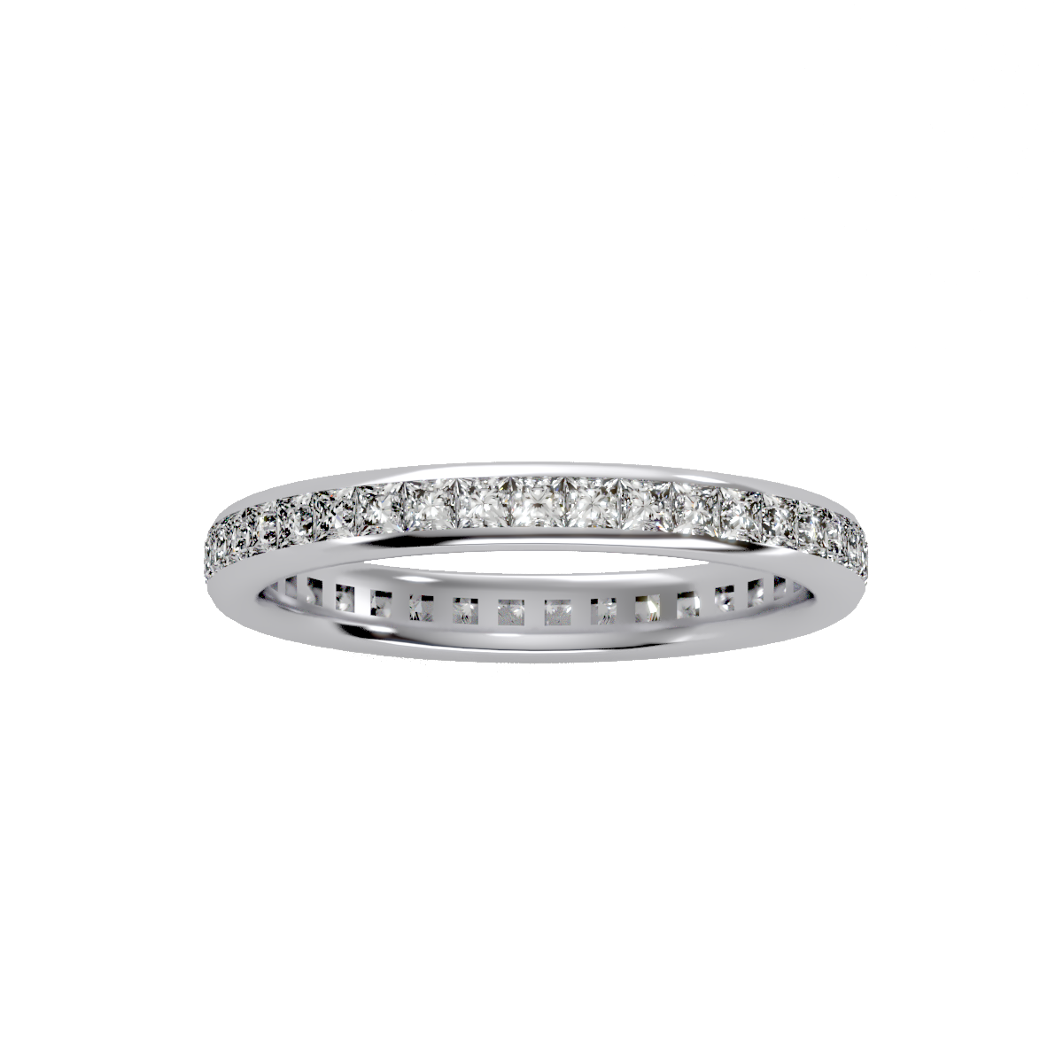 Row Diamond Wedding Band 1.14 ct