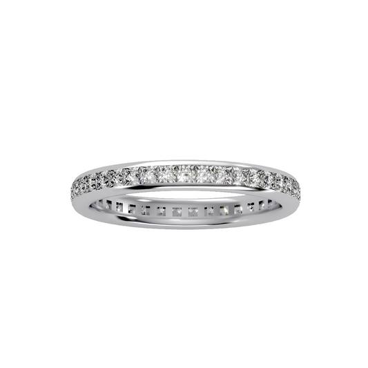 Row Diamond Wedding Band 1.14 ct