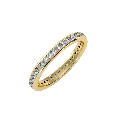 Row Diamond Wedding Band 1.14 ct
