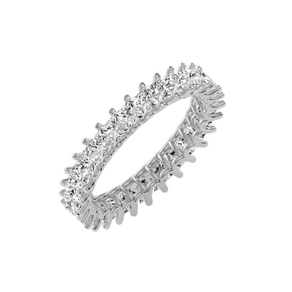 Row Diamond Wedding Band 2.07 ct