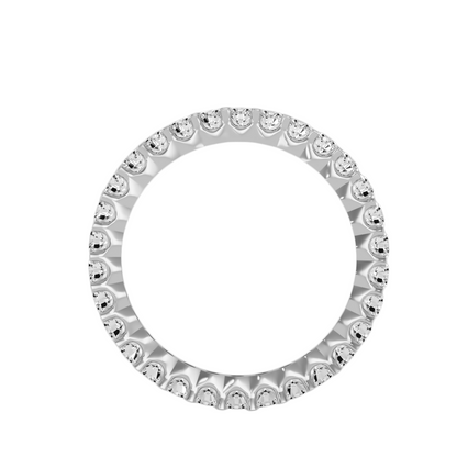 Row Diamond Wedding Band 1.20 ct