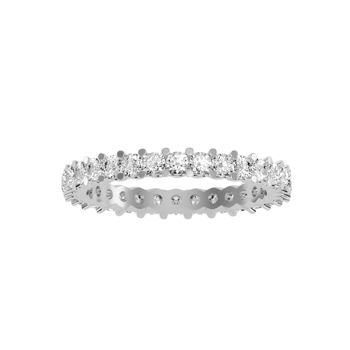Row Diamond Wedding Band 1.20 ct