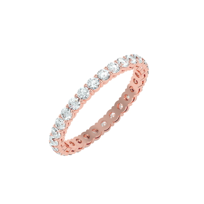 Row Diamond Wedding Band 1.12 ct