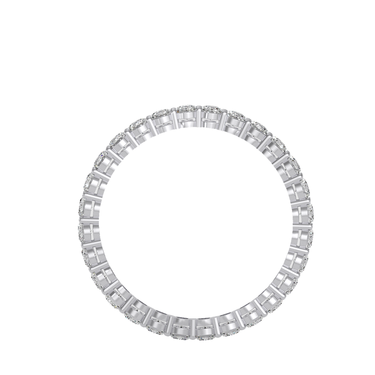 Row Diamond Wedding Band 1.12 ct