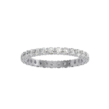 Row Diamond Wedding Band 1.12 ct