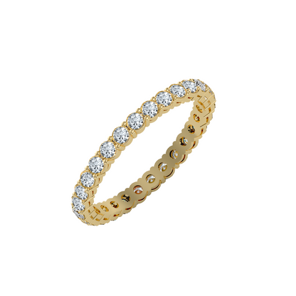 Row Diamond Wedding Band 1.12 ct