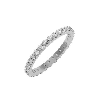 Row Diamond Wedding Band .90 ct