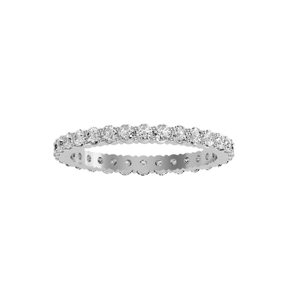 Row Diamond Wedding Band .90 ct