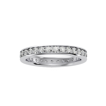 Row Diamond Wedding Band 1.04 ct