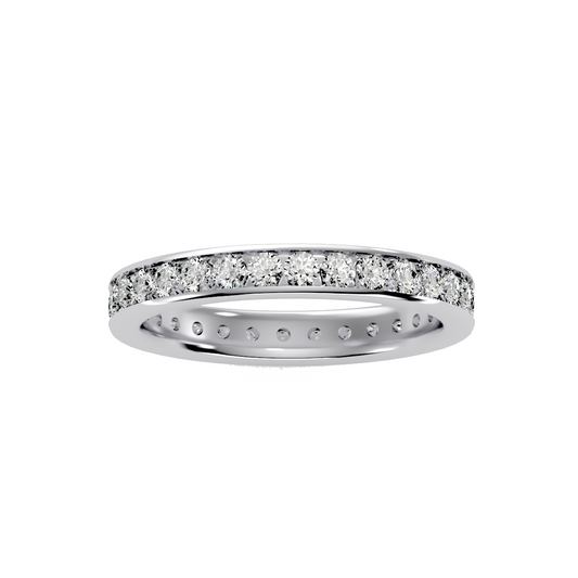 Row Diamond Wedding Band 1.04 ct