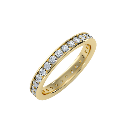 Row Diamond Wedding Band 1.04 ct