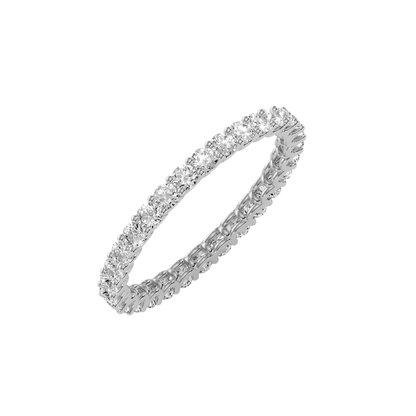 Row Diamond Wedding Band 1.04 ct