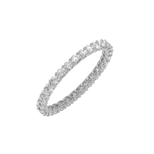 Row Diamond Wedding Band 1.04 ct