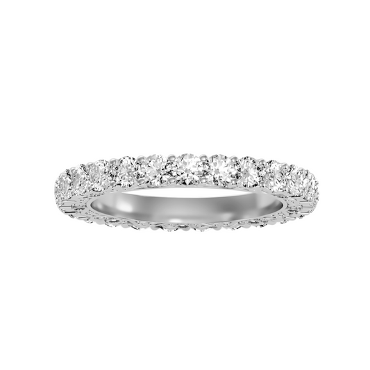 Row Diamond Wedding Band 2.28 ct