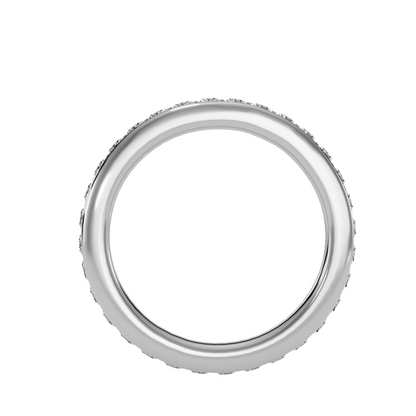 Row Diamond Wedding Band .96 ct