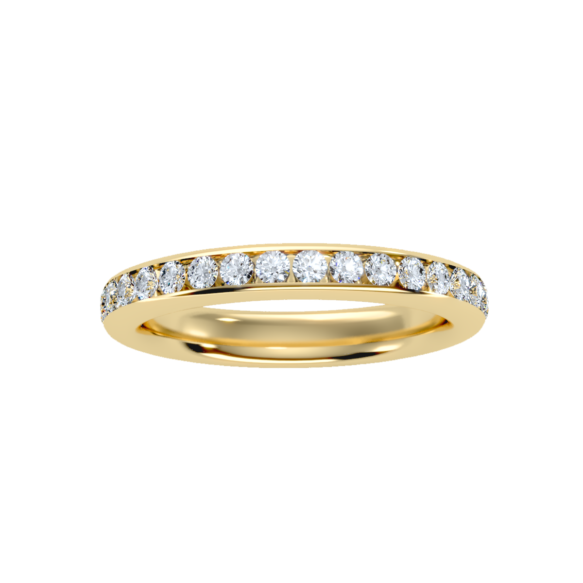 Row Diamond Wedding Band .96 ct