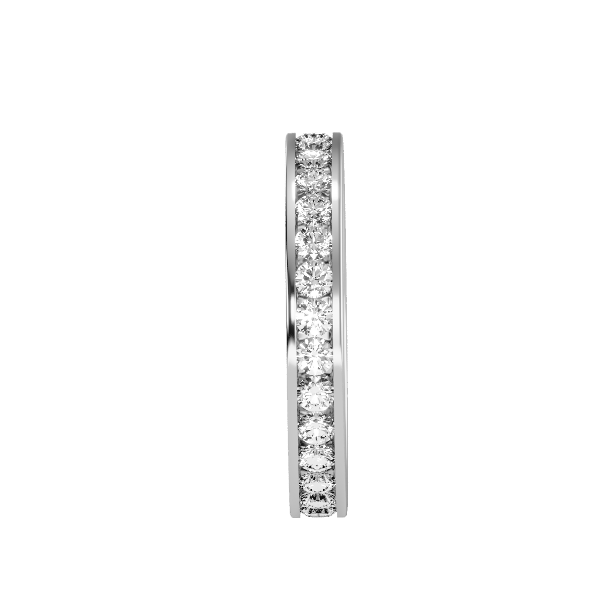 Row Diamond Wedding Band 1.20 ct
