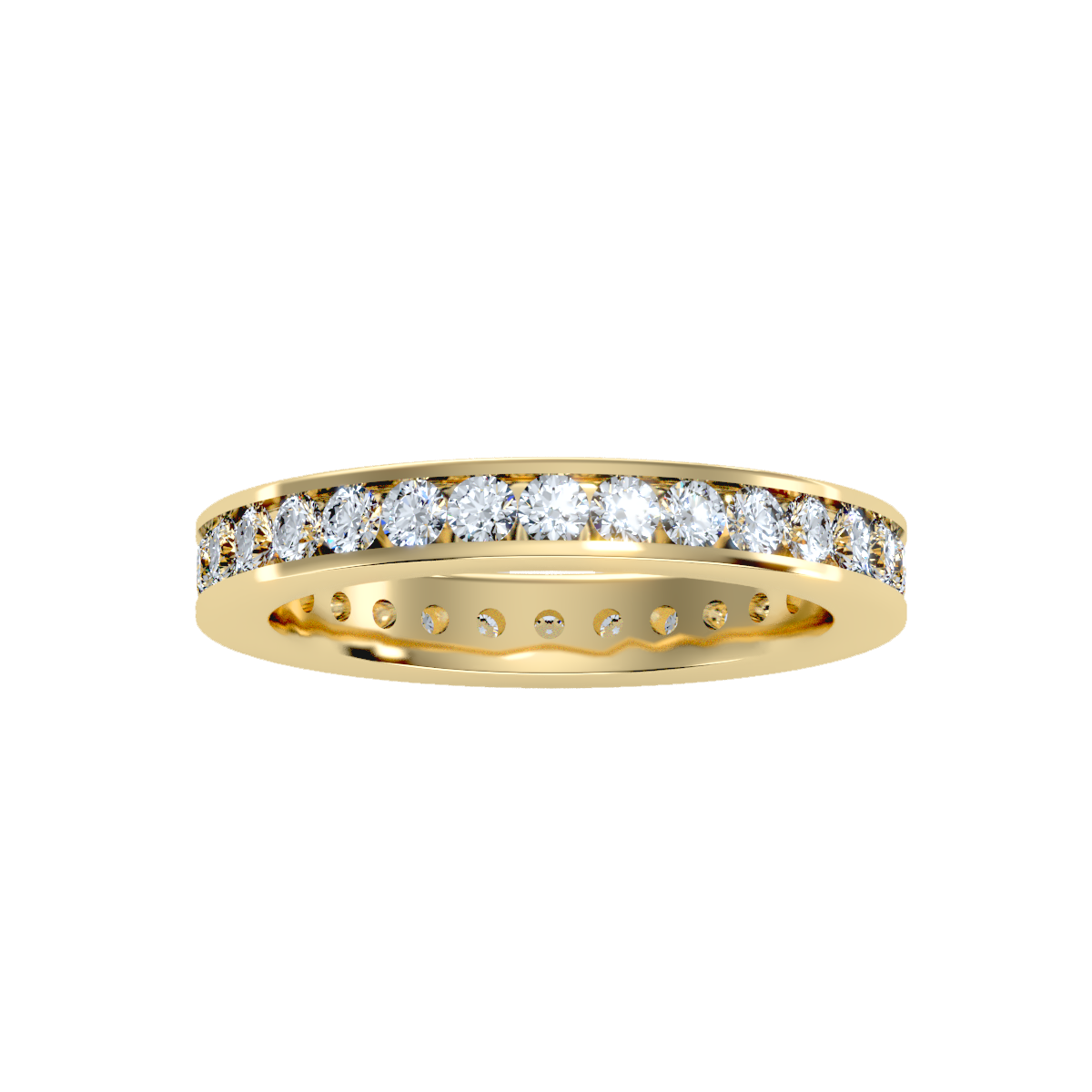 Row Diamond Wedding Band 1.20 ct