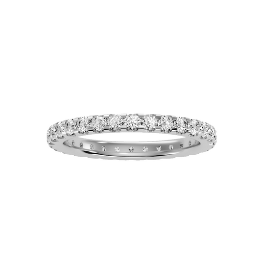Row Diamond Wedding Band 1.04 ct