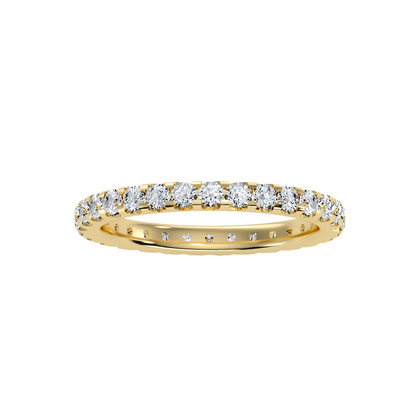 Row Diamond Wedding Band 1.04 ct