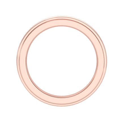 Contoured wedding band