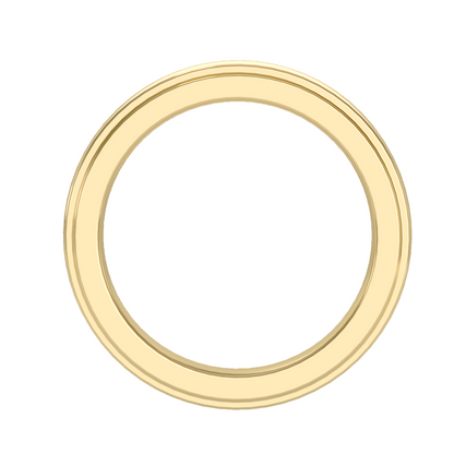 Contoured wedding band