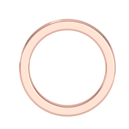 Contoured wedding band