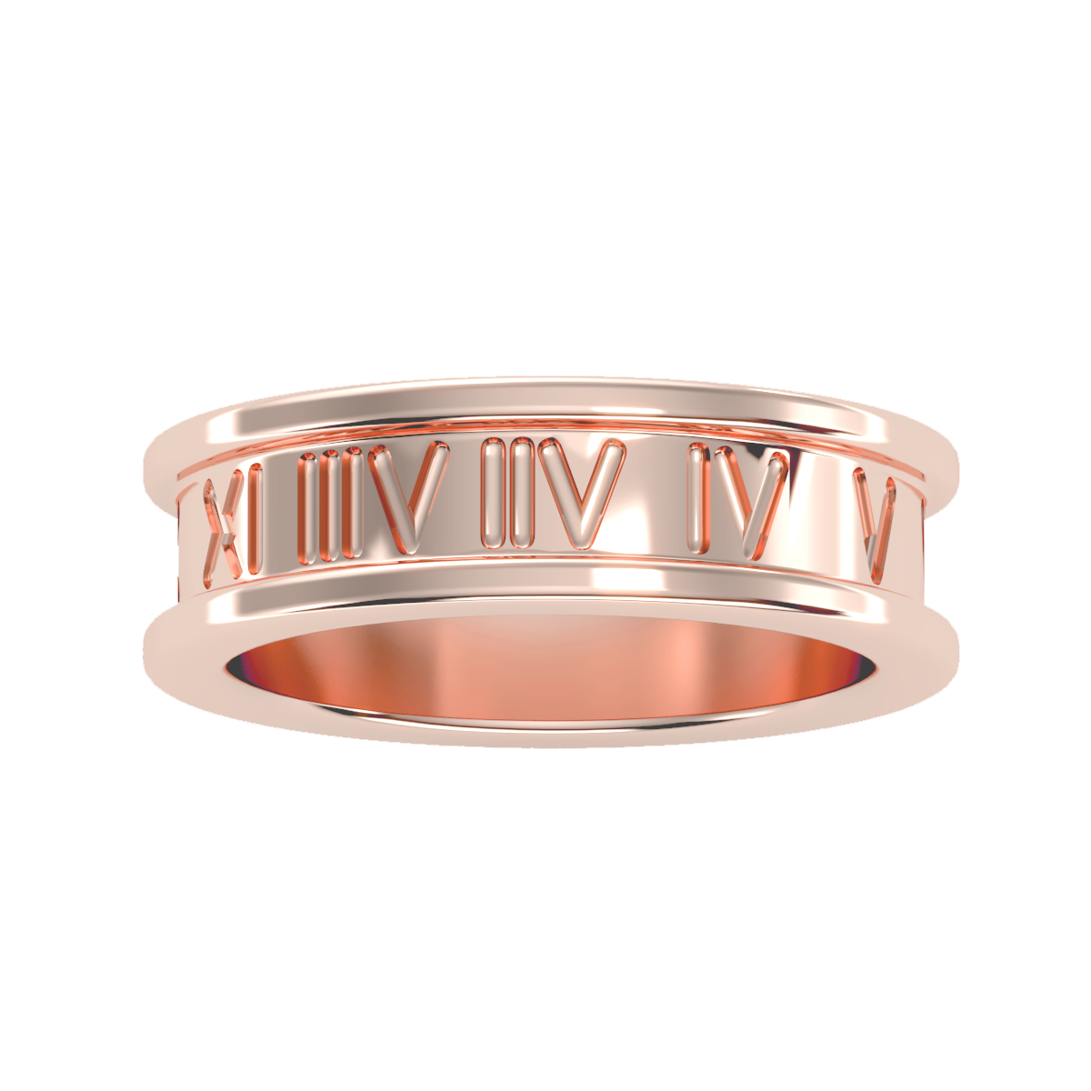 Contoured wedding band