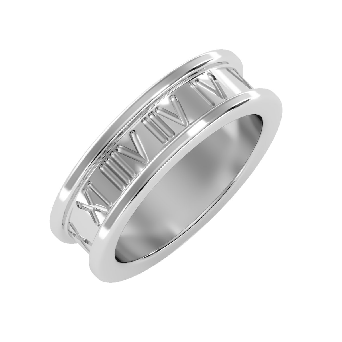 Contoured wedding band