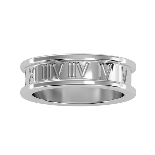 Contoured wedding band