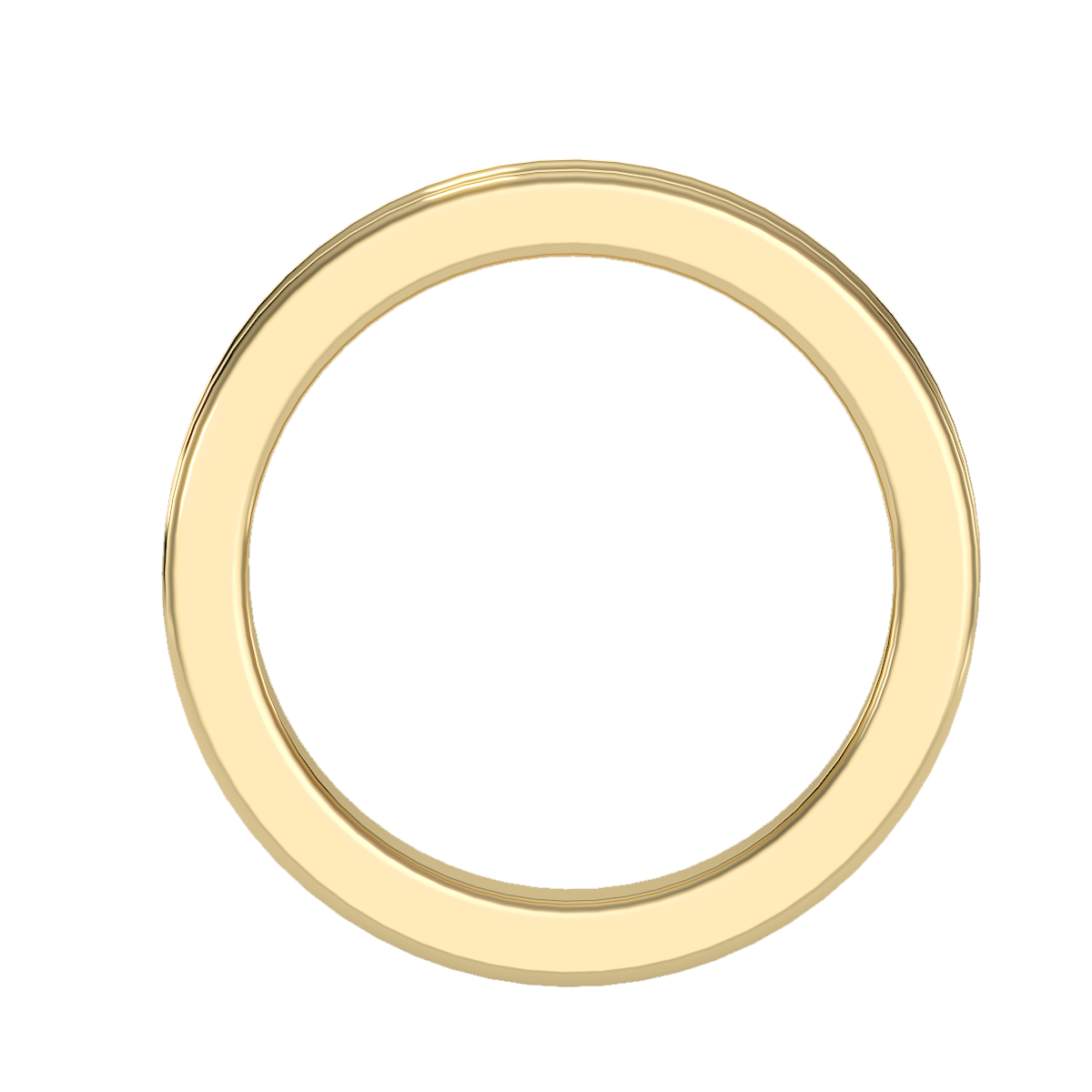 Contoured wedding band