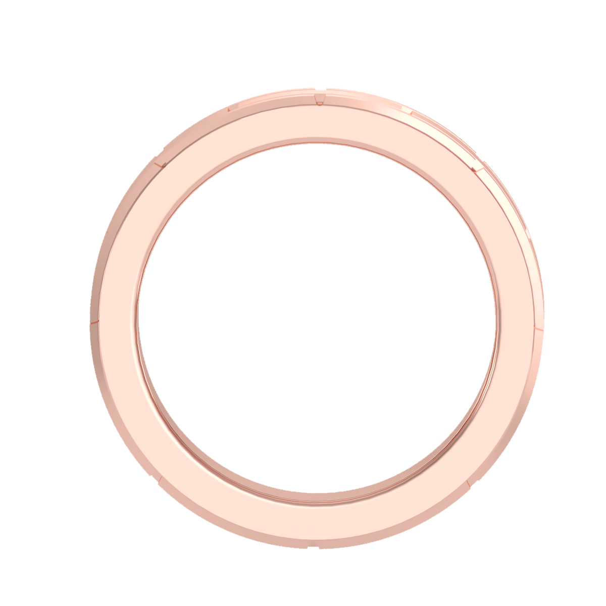Contoured wedding band