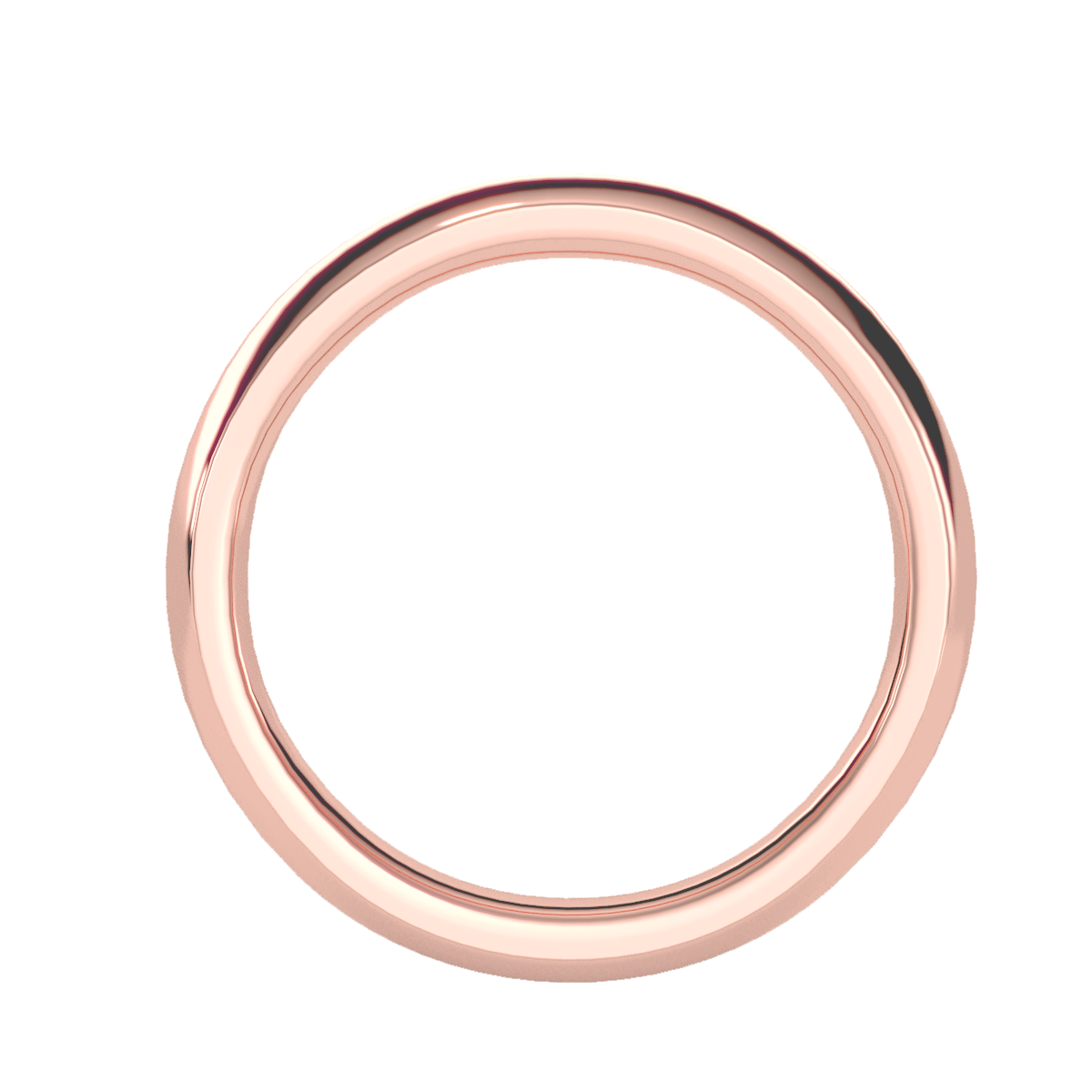 Contoured wedding band