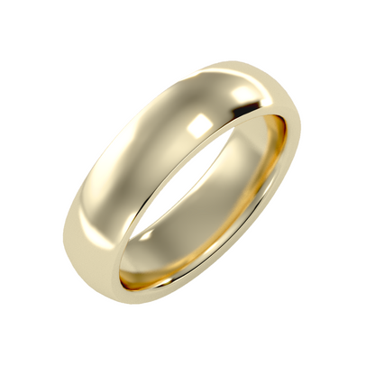 Contoured wedding band