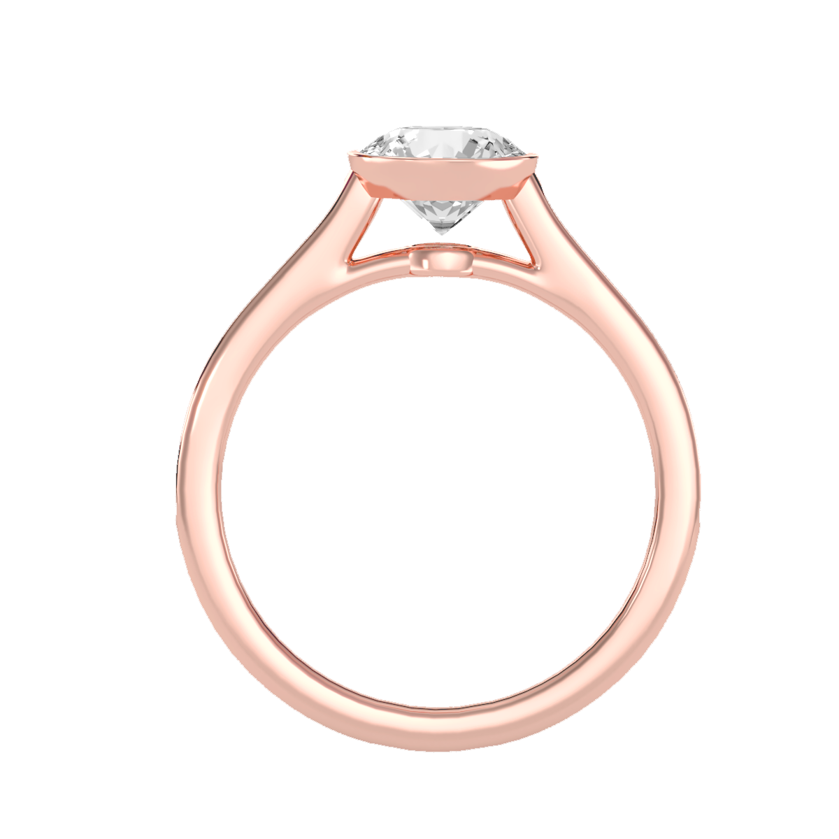 Solitaire ring with accent stones 1.51 ct